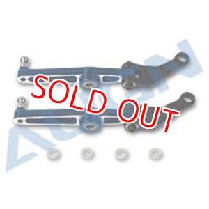 画像: ALIGN 550E専用/CF/ESP/N専用  ワッシュアウトコントロールアーム　メタル製（青）【クリックポスト対応】