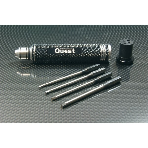 画像1: クエスト QP0001B  4in1 六角ドライバーセット (1.5mm、2mm、2.5mm、3mm) 【メーカー直送になります】  (1)