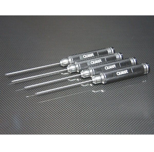 画像1: クエスト QP0010A  (必需品工具)  六角ドライバーセット  (1.5、2.0、2.5、3.0) 【メーカー直送になります】     (1)