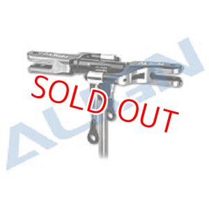 画像: ALIGN 【450Sport V2/Pro/Pro V2//フライバーレス専用】 メインローターヘッドアップグレードセット 黒      