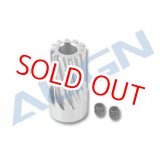 画像: ALIGN 500pro/500L/500X用  ピニオンギア 12T/M0.7/Φ5.0/ハス歯     