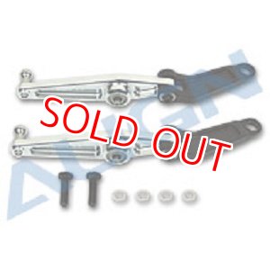 画像: ALIGN 700N/E用   ワッシュアウトコントロールアーム メタル製（銀）【クリックポスト対応】