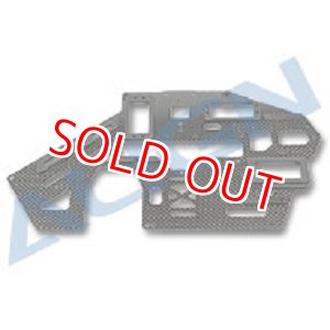 画像: ALIGN 500E Pro/500EFL Pro用 メインフレーム 1.6mm カーボン製 (左)    