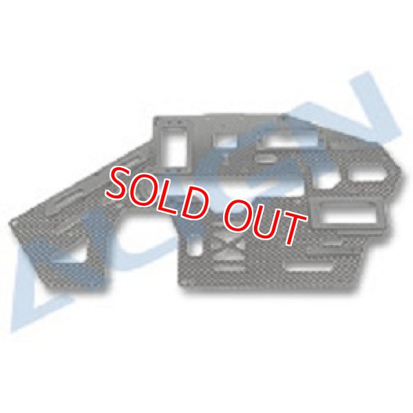画像1: ALIGN 500E Pro/500EFL Pro用 メインフレーム 1.6mm カーボン製 (左)    