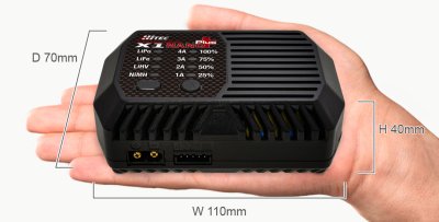 画像3: ハイテック ACバランス充電器［ X1 ナノ プラス ］   
