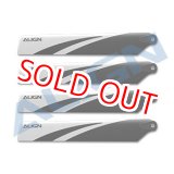 画像: ※ALIGN社生産終了商品  ALIGN 150/150X用 メインブレード 120  (黒)【クリックポスト対応】