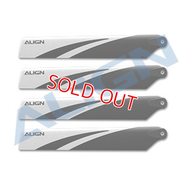 画像1: ※ALIGN社生産終了商品  ALIGN 150/150X用 メインブレード 120  (黒)【クリックポスト対応】