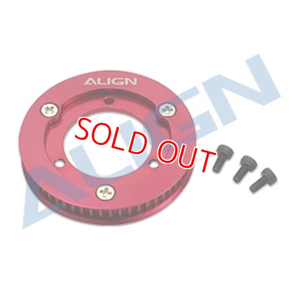 画像1: ALIGN 470L用  ベルトプーリー ASSY メタル製 56T    