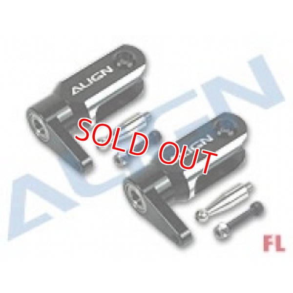 画像1: ALIGN 500CF/GF/E/ESP用 (フライバーレス専用)  500メインローターホルダ 黒    