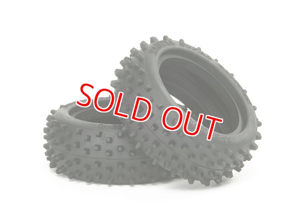 画像1: タミヤ  (53088)  OP.88 6024・4駆前輪スクエアスパイクタイヤ2本セット  