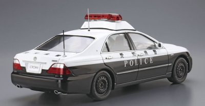 画像2: アオシマ 1/24 (N0.7) トヨタ GRS180 クラウンパトロールカー 警ら用 '05