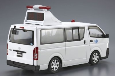 画像3: アオシマ 1/24 (N0.5) トヨタ TRH200V ハイエース 交通事故処理車/エリア検問車 '07