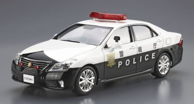 画像1: アオシマ 1/24 (No.6) トヨタ GRS202 クラウンパトロールカー 交通取締用 '10   