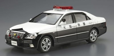 画像1: アオシマ 1/24 (N0.3) トヨタ GRS182 クラウンパトロールカー 交通取締用 '05