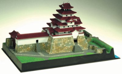 画像1: 童友社 (JJ12) 1/460 赤瓦鶴ヶ城 (日本の名城プラモデル)