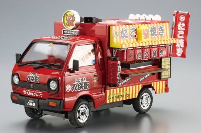 画像1: アオシマ 1/24 移動販売 No.5 たこやき
