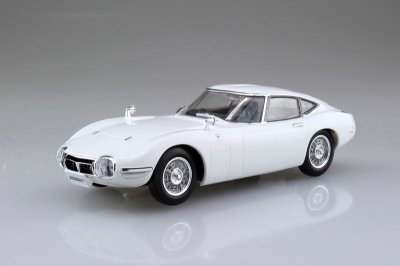 画像1: アオシマ (5-A) トヨタ 2000GT(ペガサスホワイト)ザ・スナップキット