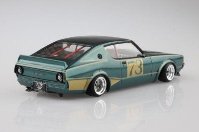 画像2: アオシマ (02) 1/24 LB★ワークス ケンメリ2Dr 初代Ver. リバティーウォーク
