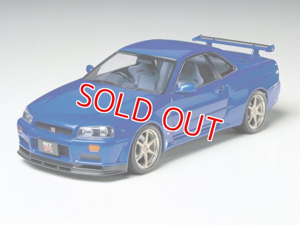 画像1: タミヤ (210) 1/24 (1999年) ニッサン スカイライン GT-R Vスペック （R34）    