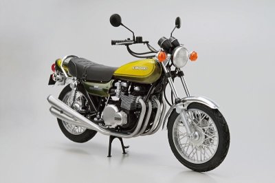 画像1: アオシマ (47) 1/12 (1973年) カワサキ Z1 900 SUPER4 '73 カスタムパーツ付き