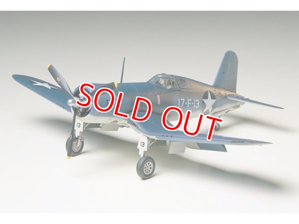 画像1: タミヤ (61046) 1/48 (太平洋戦争中) チャンスヴォート F4U-1/2 バードケージ コルセア    (1)
