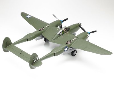 画像1: タミヤ (61120) 1/48 ロッキード P-38F/G ライトニング      