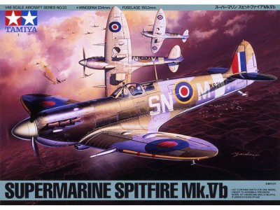 画像1: タミヤ (61033) 1/48 (第二次大戦) スーパーマリン スピットファイア Mk.Vb  