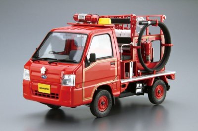 画像1: アオシマ (119) 1/24 (2011年) スバル TT2 サンバー 消防車 '11