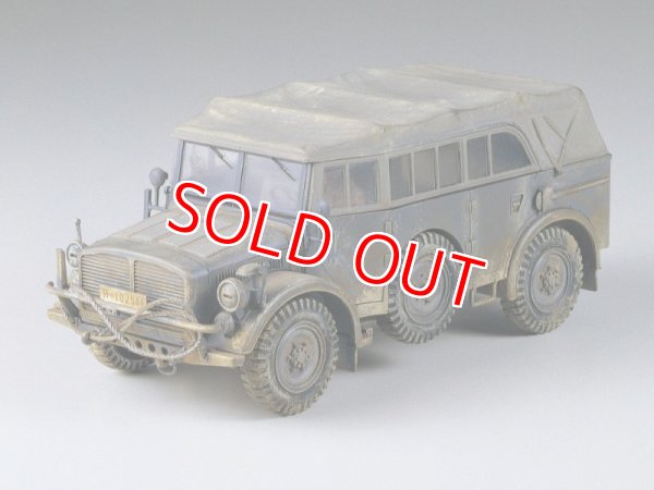画像1: タミヤ（35052）1/35 ドイツ大型軍用乗用車・ホルヒタイプ1a     (1)