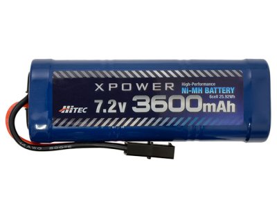 画像1: ハイテック (XP3600-NT-B) Ni-MH 7.2V 3600mAh タミヤタイプコネクター