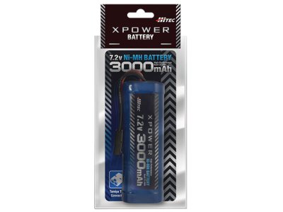 画像2: ハイテック XP3000-NT-B Ni-MH 7.2V 3000mAh タミヤタイプコネクター