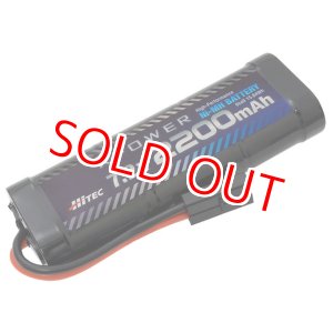 画像: ハイテック  (XP2200-NT-B)  Ni-MH 7.2V 2200mAh タミヤタイプコネクター  