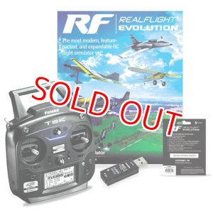 画像: 【新製品】フタバ 036811 REAL FLIGHT EVOLUTION ソフト＋T6K-V3S+WSC-1付    