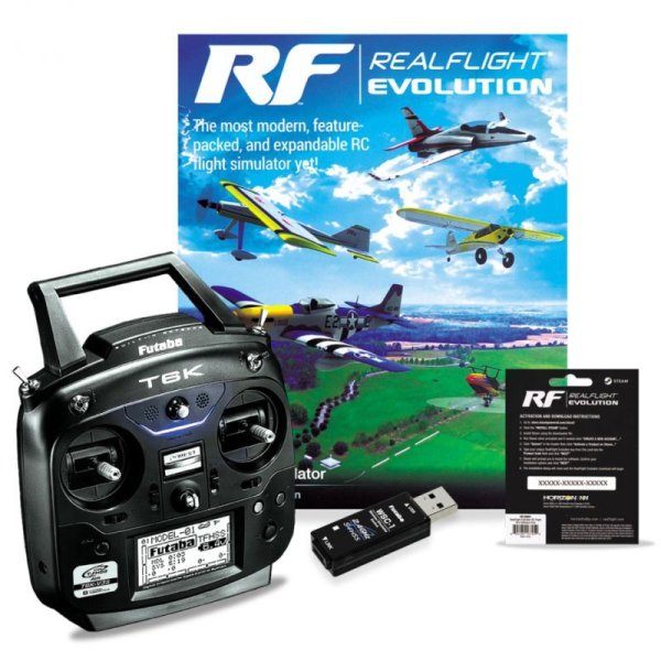 画像1: フタバ (041785) REAL FLIGHT EVOLUTION ソフト＋T6K-V3S+WSC-1付   (1)