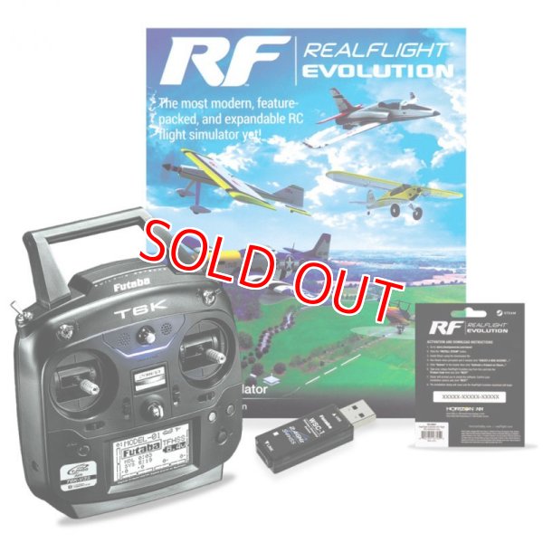 画像1: フタバ (036811) REAL FLIGHT EVOLUTION ソフト＋T6K-V3S+WSC-1付  