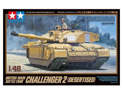 画像1: タミヤ (32601) 1/48 (1990年) イギリス主力戦車 チャレンジャー2 イラク戦仕様    