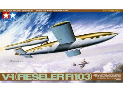 画像1: タミヤ（61052）1/48 V-1 （フィーゼラ Fi103）  