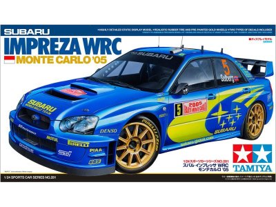 画像1: タミヤ(24281)1/24 スバル インプレッサ WRCモンテカルロ’05