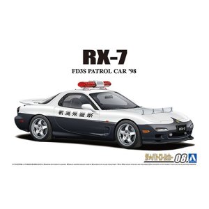 画像: アオシマ 1/24 (N0.8)  マツダ FD3S RX-7 IV型 パトロールカー '98   
