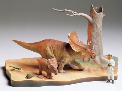 画像1: タミヤ (1) 1/35 カスモサウルス 情景セット
