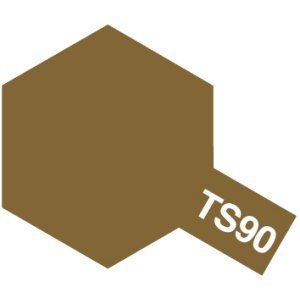 画像: タミヤ TS-90 カラー スプレー (茶色（陸上自衛隊）つや消し   