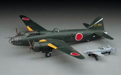 画像2: ハセガワ  (E20)  1/72  三菱 G4M2E 一式陸上攻撃機 24型丁 w/桜花 11型  