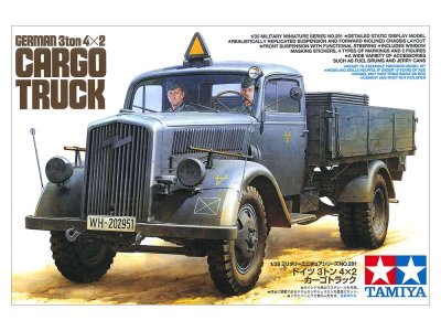 画像1: タミヤ (35291) 1/35 ドイツ 3トン 4×2 カーゴトラック