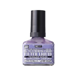 画像: クレオス (WC11)   Mr.ウェザリングカラー  レイヤーバイオレット  40ml  