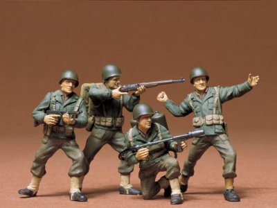 画像2: タミヤ（35013）1/35 アメリカ歩兵セット  