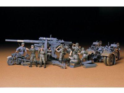 画像2: タミヤ(35017)1/35 ドイツ 88mm砲 Flak36/37