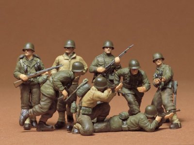 画像2: タミヤ(35048)1/35 アメリカ歩兵 G・Iセット