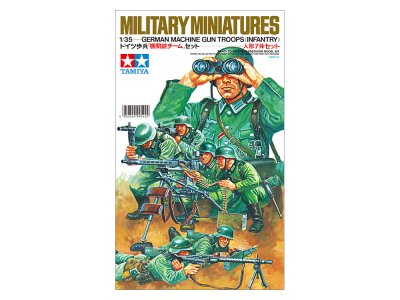 画像1: タミヤ(35038)1/35 ドイツ歩兵 機関銃チームセット