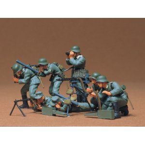 画像: タミヤ（38）1/35 ドイツ歩兵 機関銃チームセット  