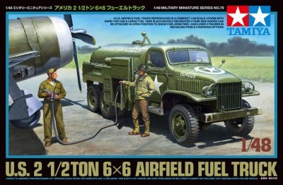 画像1: タミヤ (79) 1/48 (第二次大戦) アメリカ 2 1/2トン 6×6 フューエルトラック  